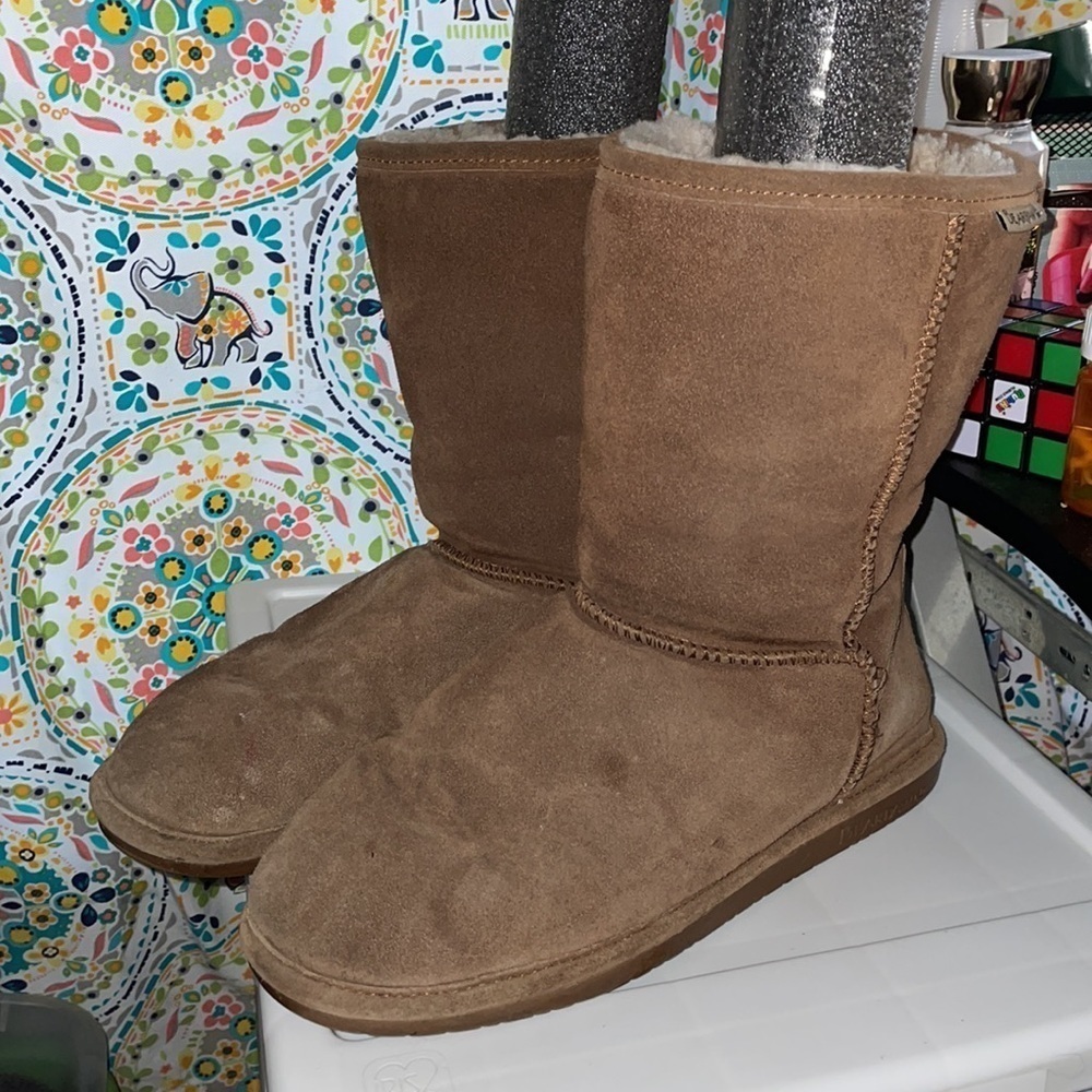 10 women’s bearpaw tan winter boots